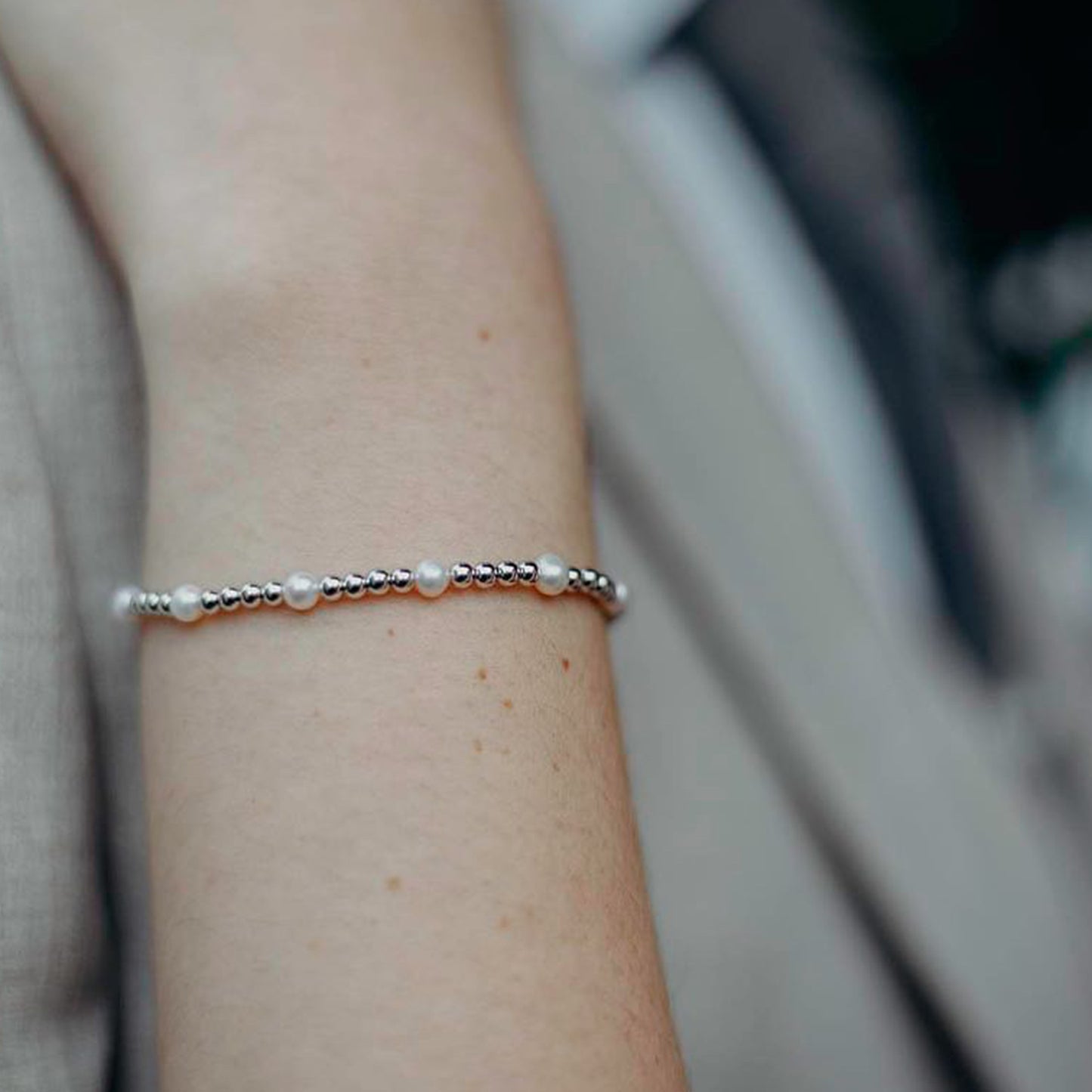 Daisy Silver Bracelet